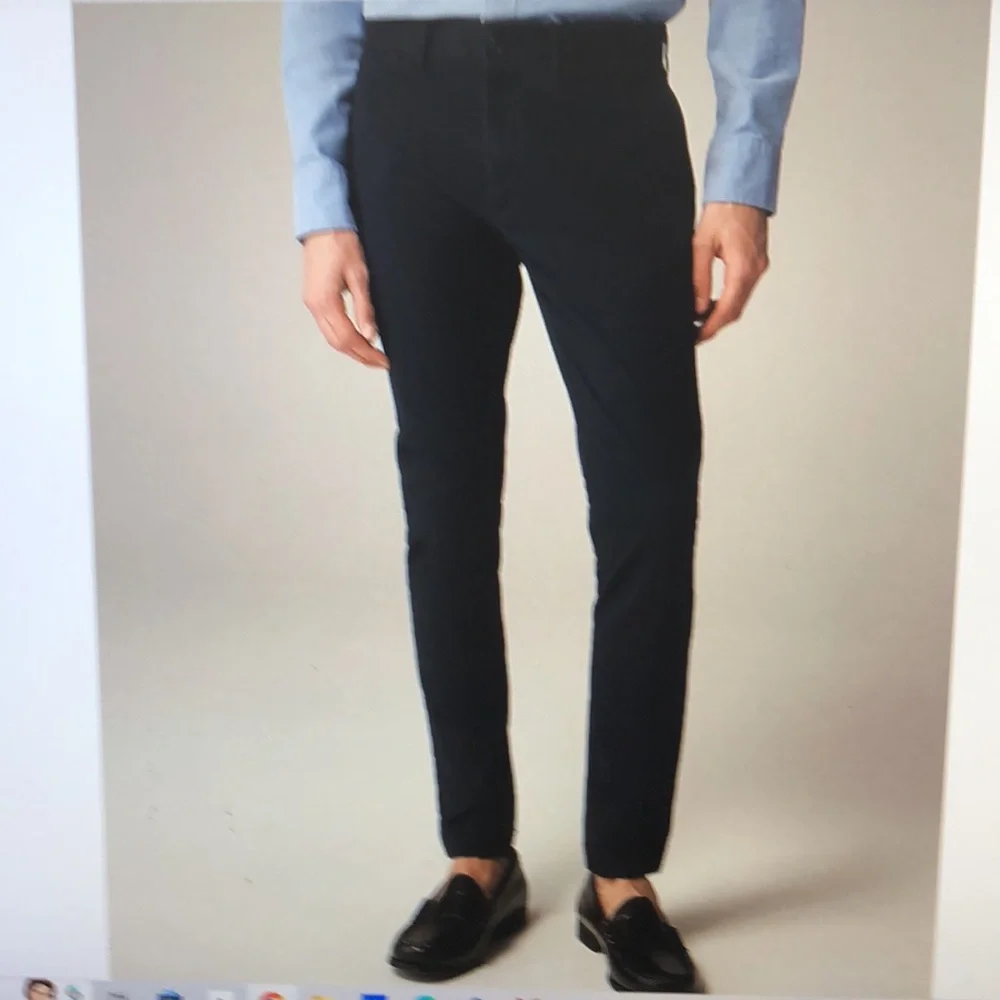 Mens J Crew 250 skinny fit pants in stretch chino - Picture 8 of 8